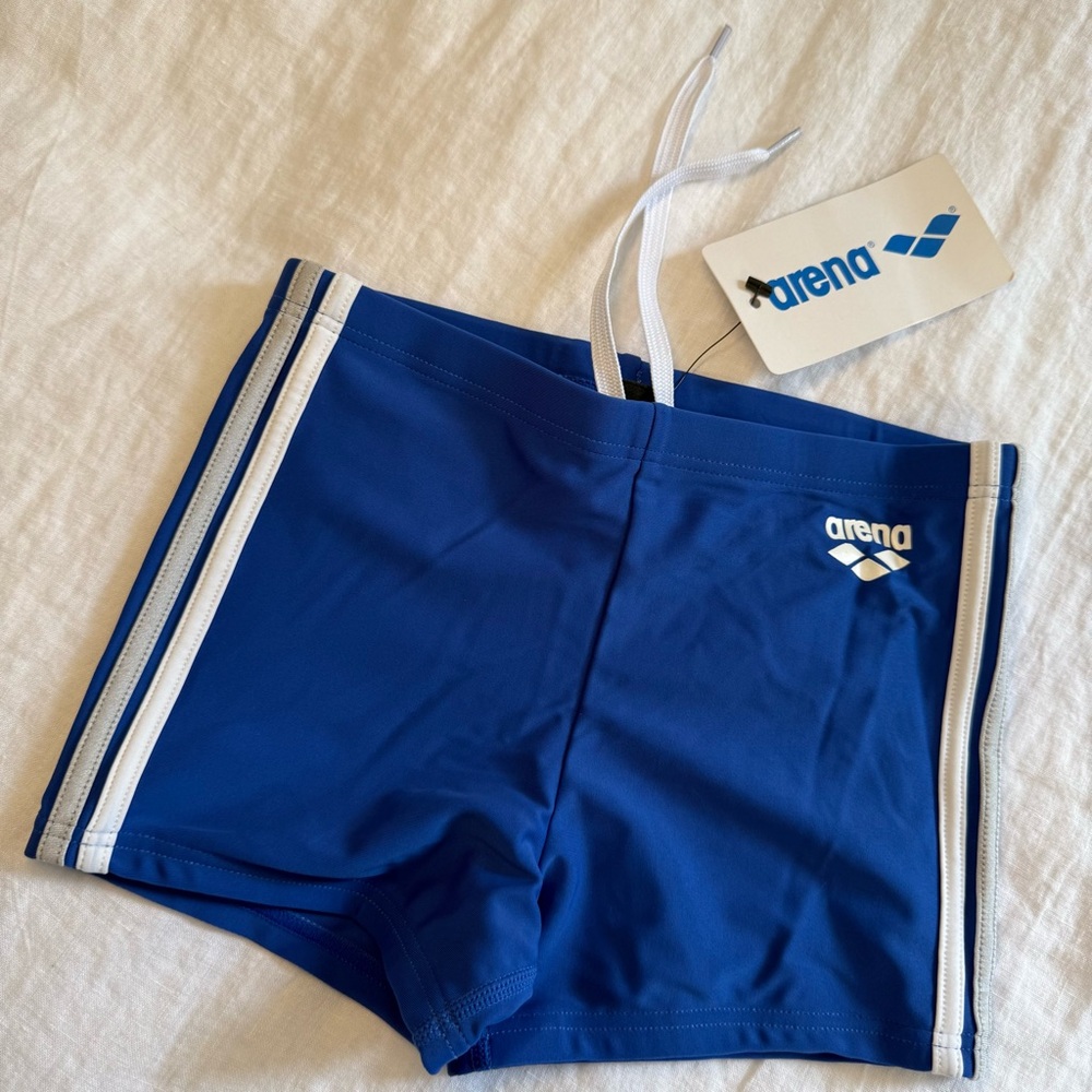 Arena Youth Square Leg Swim Briefs Swimwear Boys Racer Boxer Euro Trunks